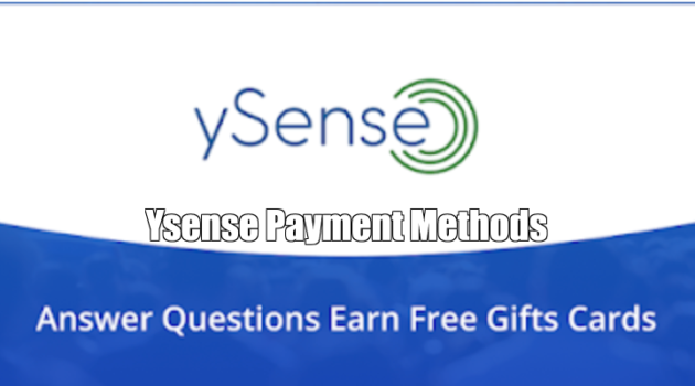 Ysense Payment Methods