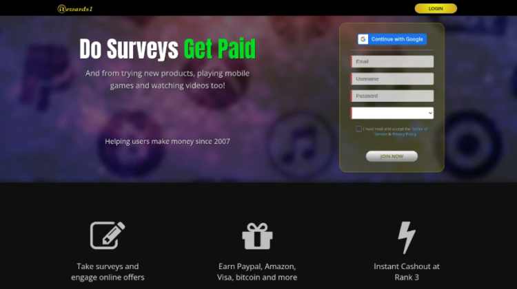 Rewards1 Payment Methods + Minimum Withdrawal